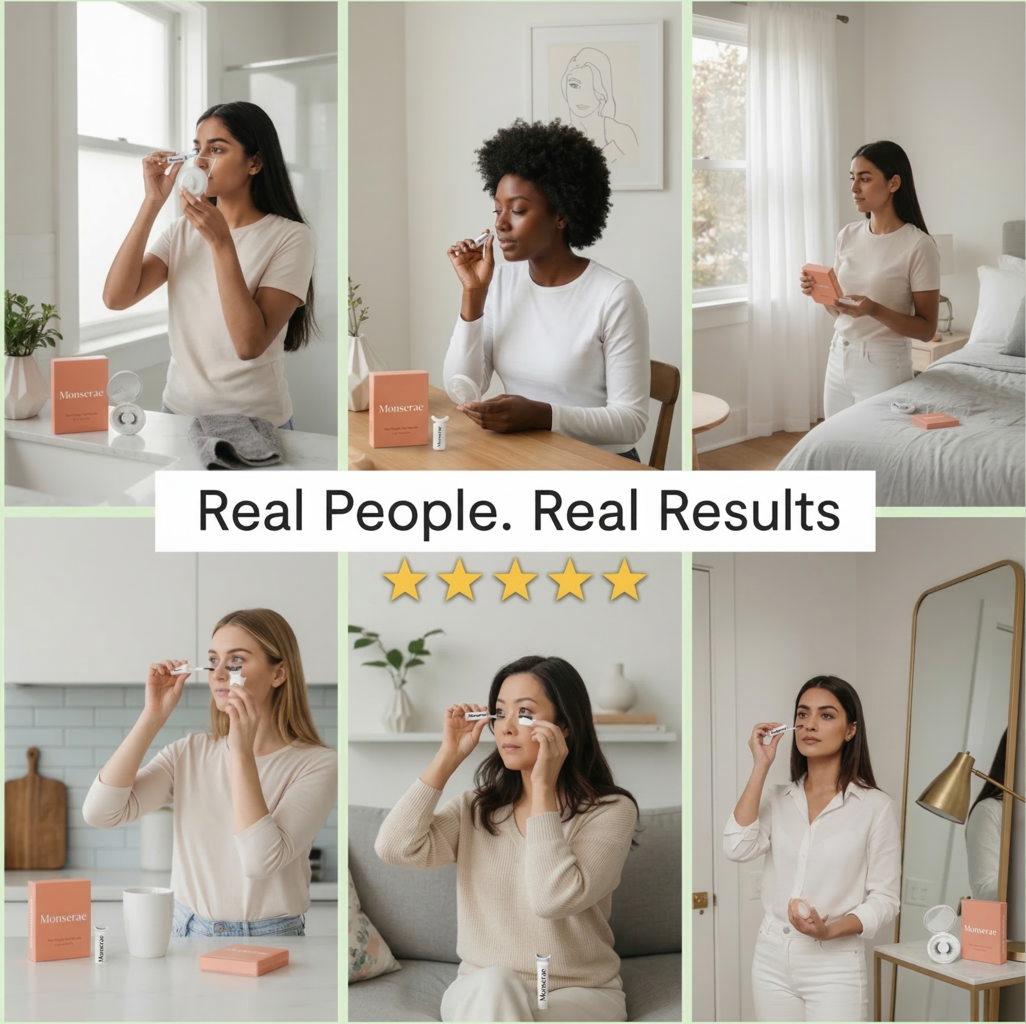 Monserae™ Reusable Magnetic Eyelashes Set