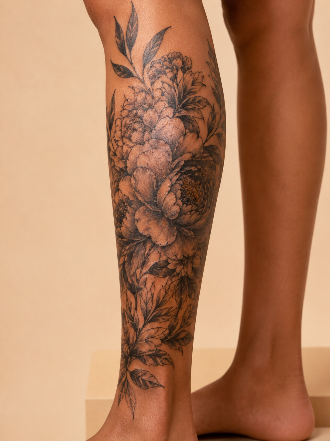 Tattoos before using Monserae Body Perfector